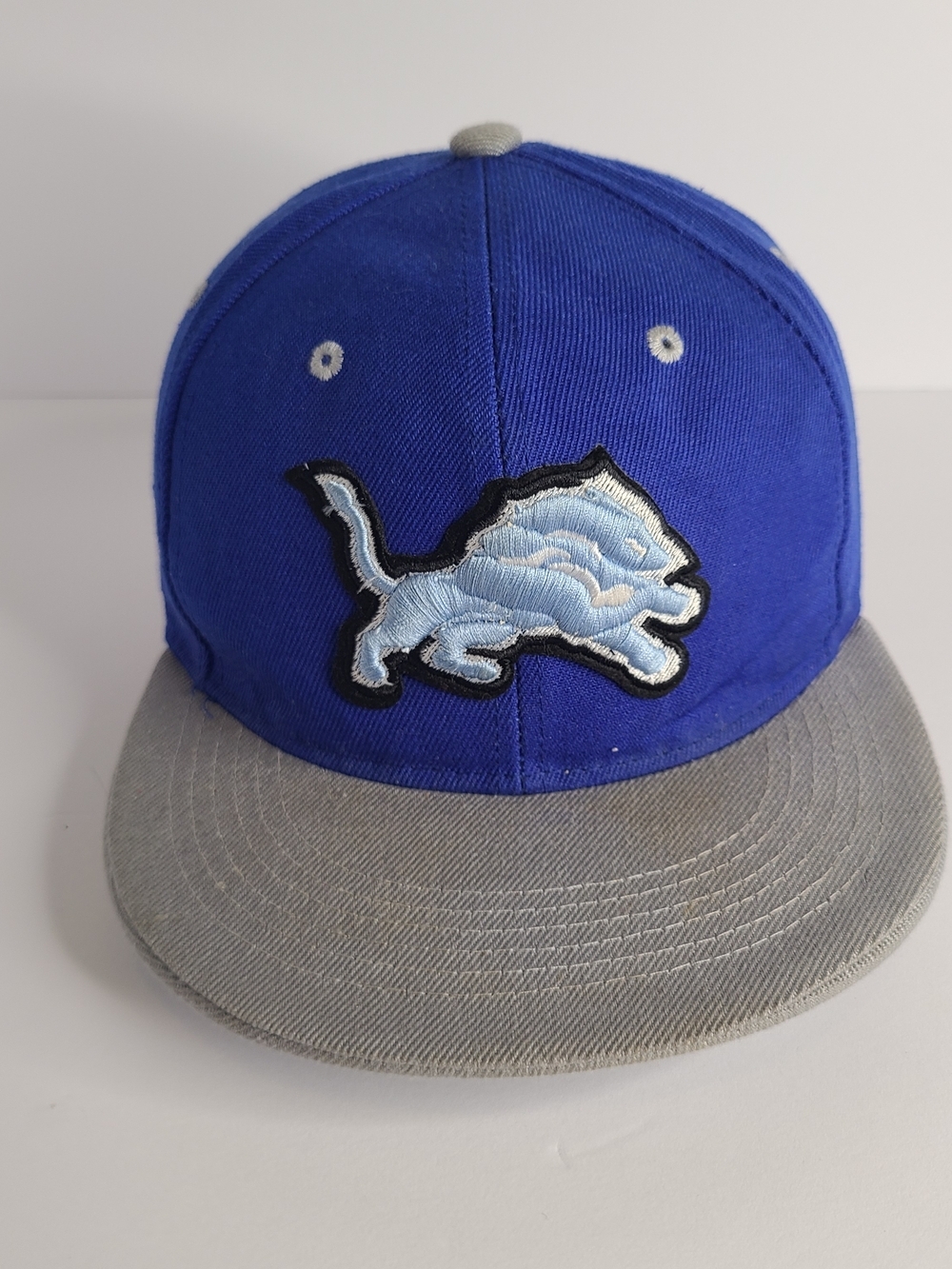Detroit Lions Blue Gray Snapback Cap